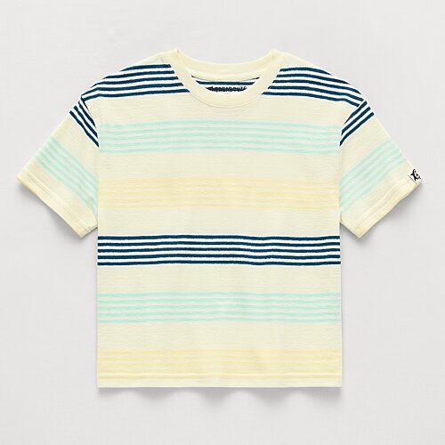 Thereabouts Oversized Little & Big Kid Boys Crew Neck Short Sleeve T-Shirt, Xl (18-20) Husky, White