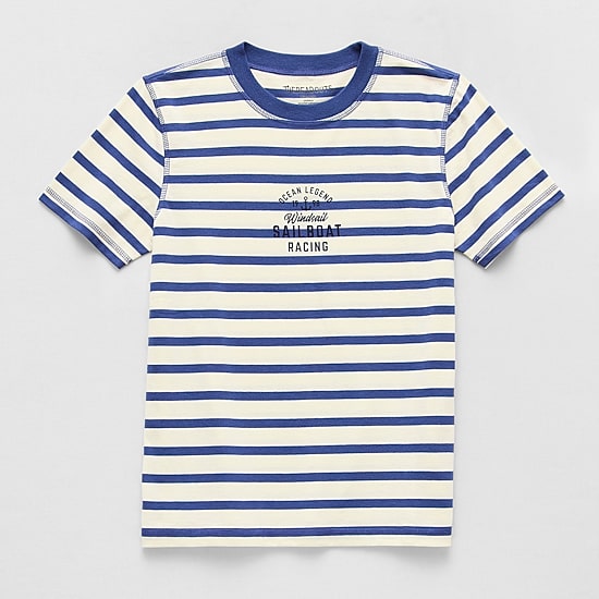 Thereabouts Little & Big Kid Boys Easy-on + Easy-off Sensory Friendly Crew Neck Short Sleeve Adaptive Regular Fit Graphic T-Shirt