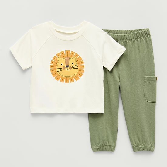 Okie Dokie Baby Boys Knit 2-pc. Pant Set
