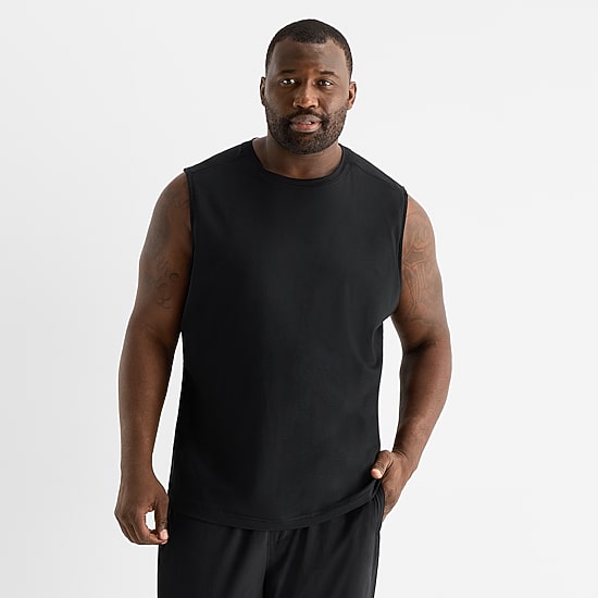 Shaquille O'Neal XLG™ Elevated Mens Crew Neck Sleeveless Muscle T-Shirt