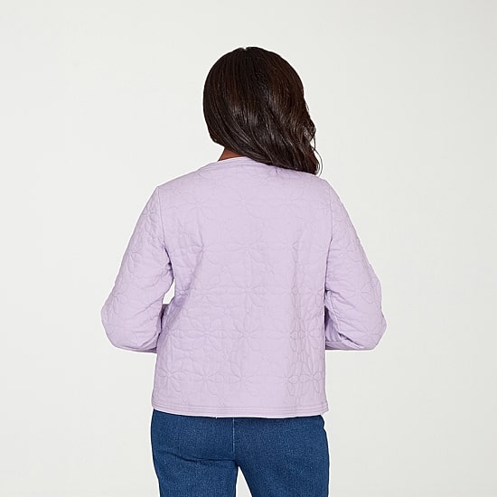 Alfred Dunner Hilton Head Womens Lightweight Quilted Jacket