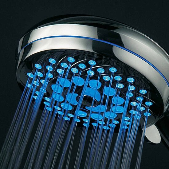 HotelSpa® Neon™ Ultra-Luxury 7-Setting LED Showerhead