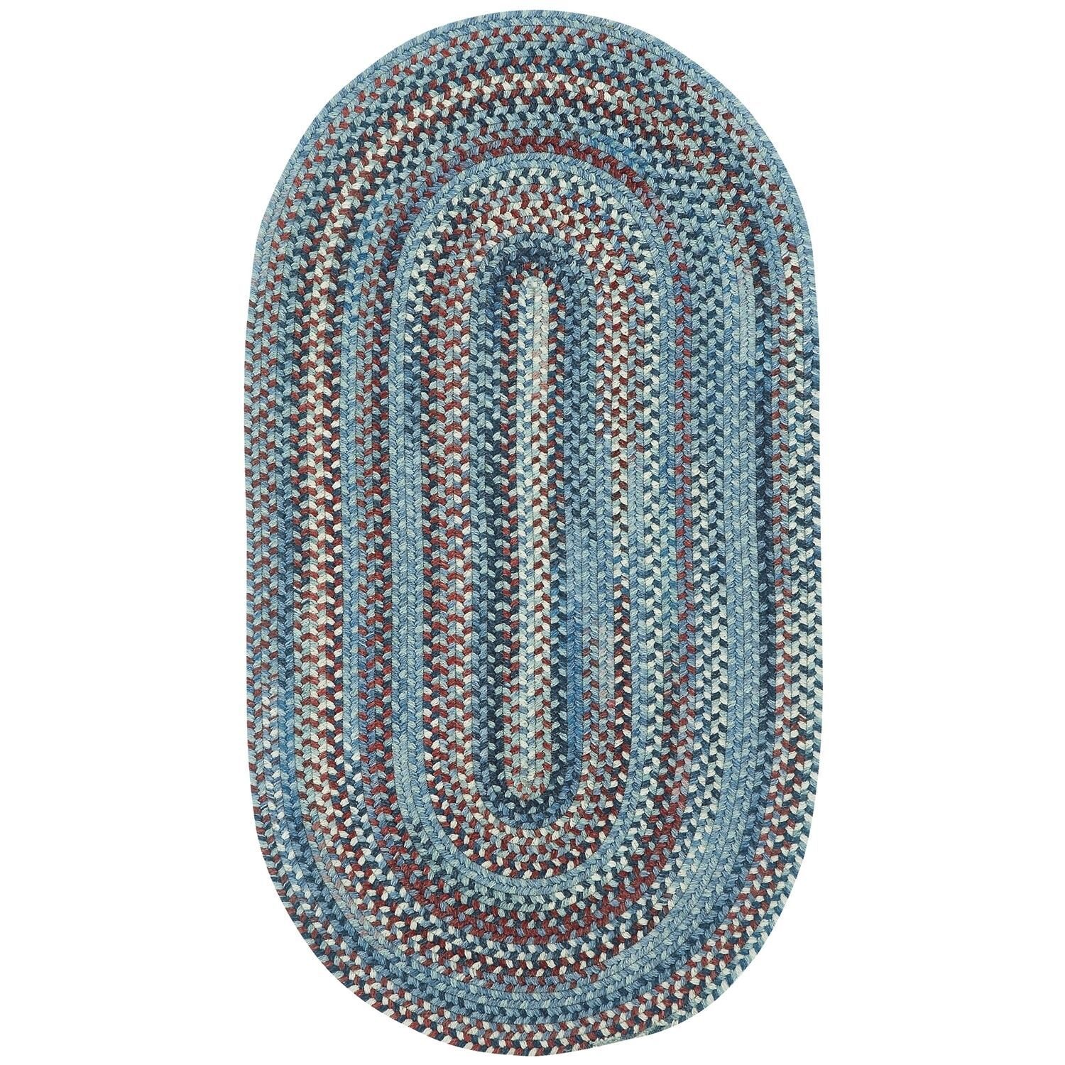Capel Inc. Hill Cross Sewn Braided Oval Rugs