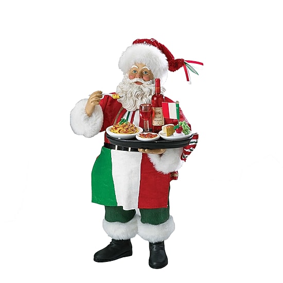 Kurt Adler 10.5" Fabriché™ Musical Italian Santa