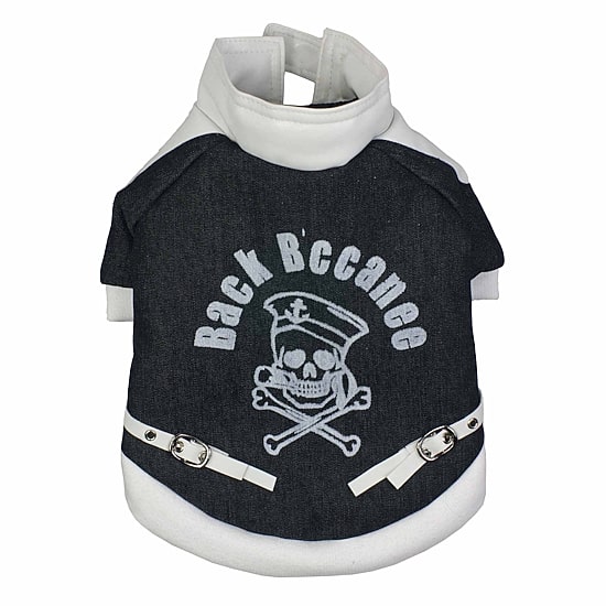The Pet Life Varsity-Buckled Collared Pet Coat