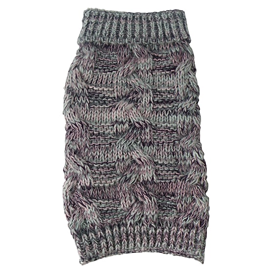 The Pet Life Royal Bark Heavy Cable Knitted Designer Fashion Dog Sweater