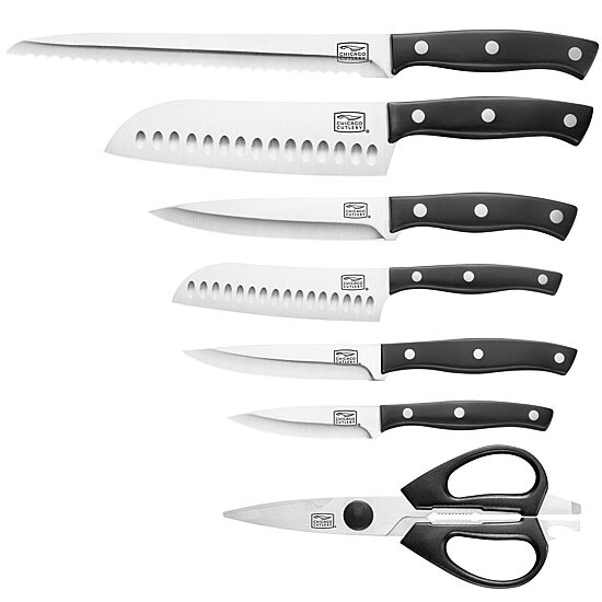 Chicago Cutlery Ellsworth Triple-Rivet Handle 13-pc Block Set
