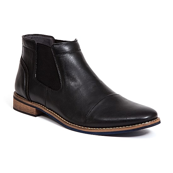 Deer Stags Mens Argos Block Heel Chelsea Boots