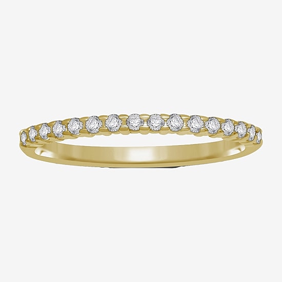 1/7 CT.T.W. Natural Diamond 10K or 14K Gold Band Ring