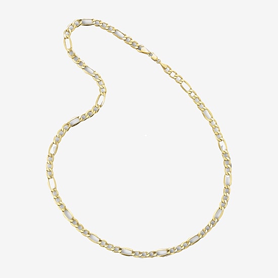 10K Yellow Gold 20" Hollow Figaro Chain