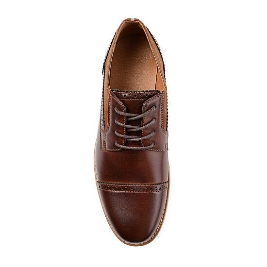 Vance Co Griff Mens Round Closed Toe Loafers