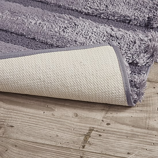 Madison Park Tufted Pearl Channel Soft Solid Tufted Bath Rug
