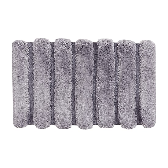 Madison Park Tufted Pearl Channel Soft Solid Tufted Bath Rug