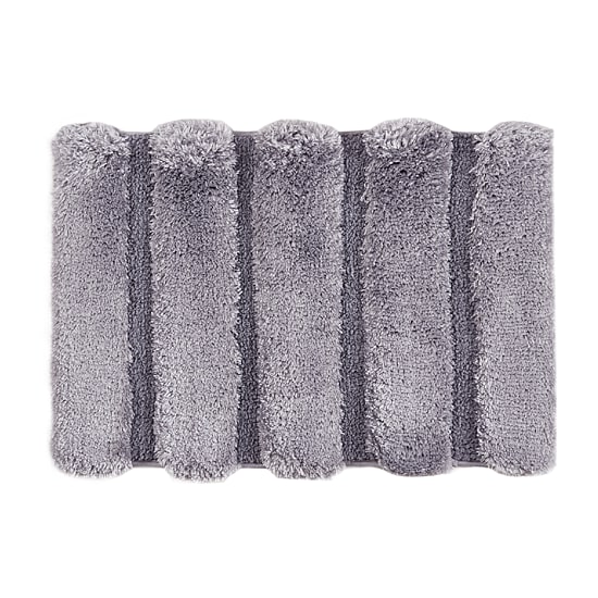 Madison Park Tufted Pearl Channel Soft Solid Tufted Bath Rug
