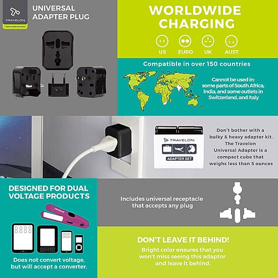 Travelon Universal Adapter Plug