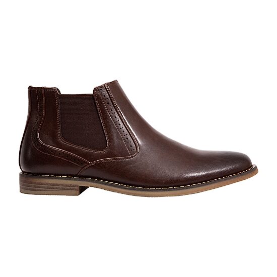 Deer Stags Mens Malcolm Block Heel Chelsea Boots