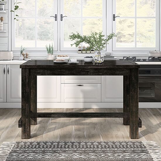 Furniture of America™ Dimond Rectangular Wood-Top Dining Table
