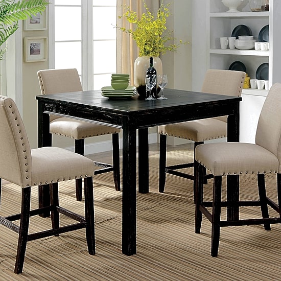Delilah 5-pc. Counter Height Square Dining Set