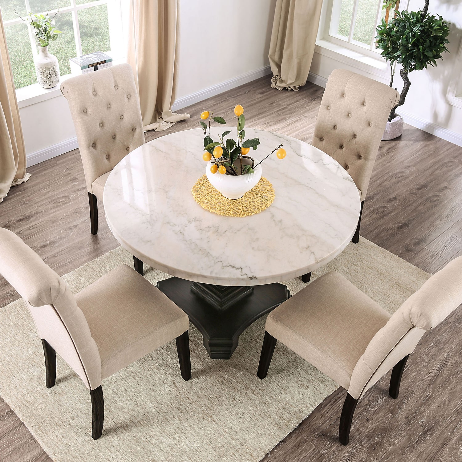 Furniture of America™ Kiver 5-pc. Round Dining Set