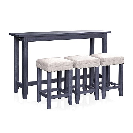Furniture of America™ Mesti 4-pc. Counter Height Rectangular Dining Set