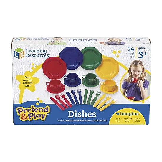 Educational Insights Pretend & Play® Dish Set Play Kitchen