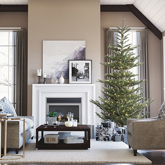  6' Prelit Alberta Spruce Artificial Christmas Tree