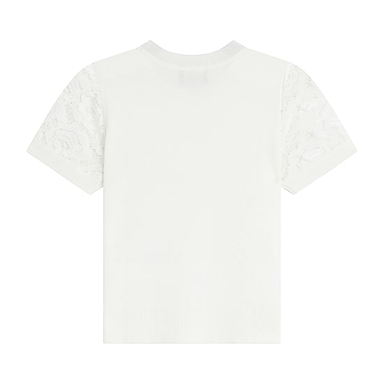 Byer California Big Kid Girls Crew Neck Short Sleeve Blouse