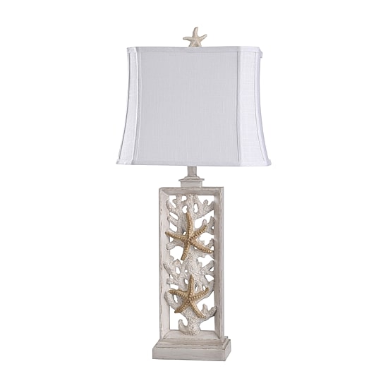 Stylecraft South Cove 15" W Cream Table Lamp