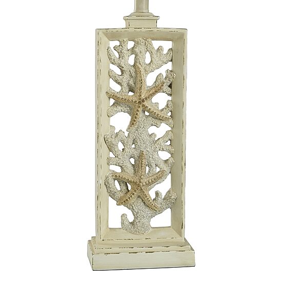 Stylecraft South Cove 15" W Cream Table Lamp