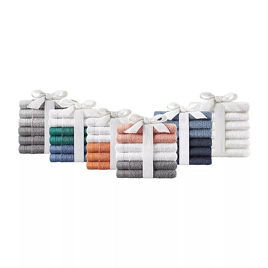 Home Expressions 6pc Washcloth Set