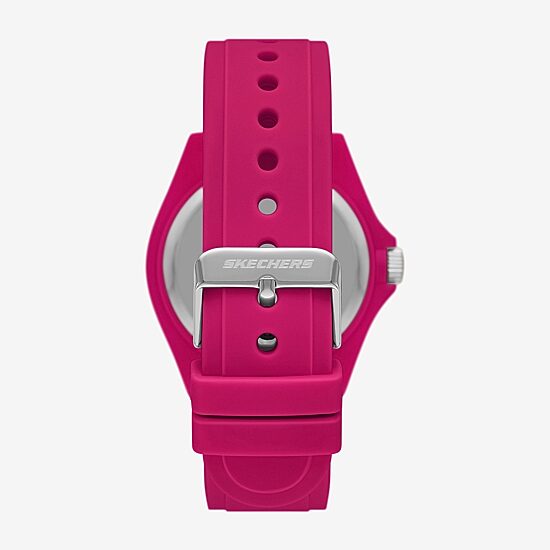 Skechers Womens Pink Strap Watch Sr6308