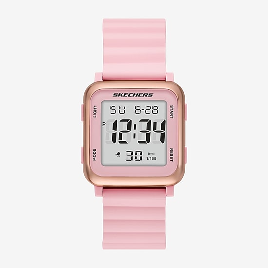 Skechers Womens Pink Strap Watch Sr6312