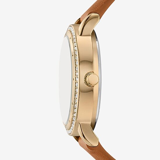Skechers Womens Brown 6-pc. Watch Boxed Set Sr9126
