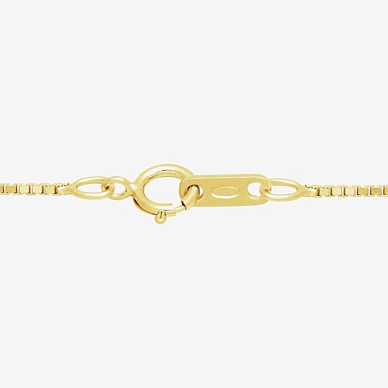 Womens 1/2 CT. T.W. Lab Grown White Diamond 10K Gold Heart 18 Inch Pendant Necklace