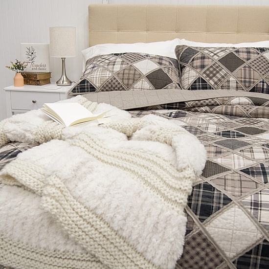 Donna Sharp Driftwood 3-pc. Hypoallergenic Quilt Set