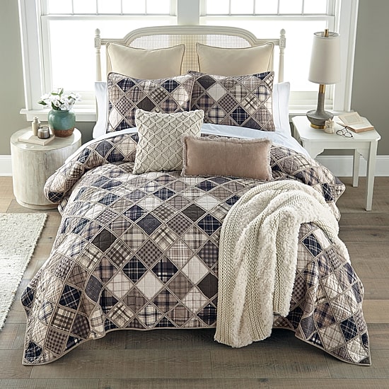 Donna Sharp Driftwood 3-pc. Hypoallergenic Quilt Set
