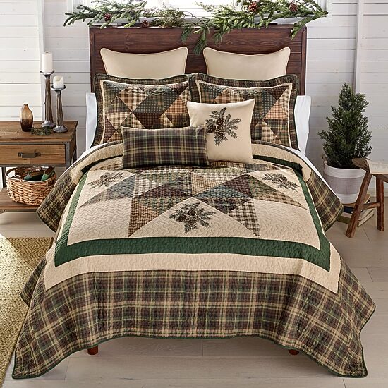 Donna Sharp Pine Star Decor 2-pc. Multi-Pack Rectangular Square Throw Pillow