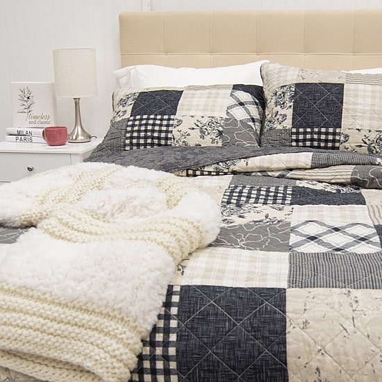 Donna Sharp Augusta 3-pc. Hypoallergenic Quilt Set