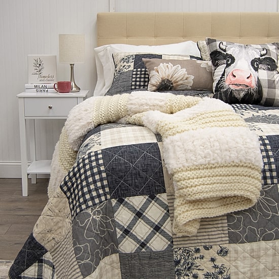 Donna Sharp Augusta 3-pc. Hypoallergenic Quilt Set