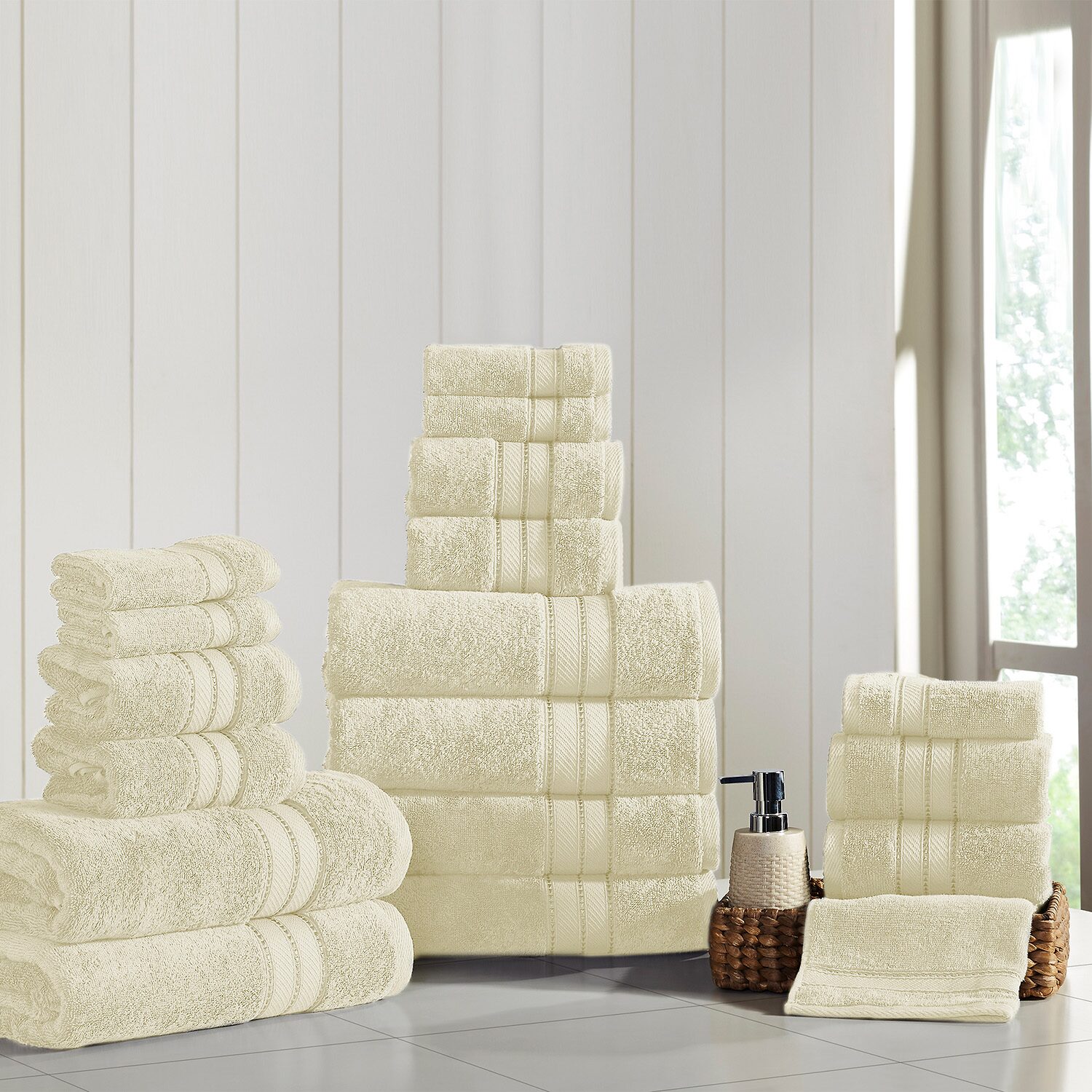 Spunloft 18-pc. Quick Dry Solid Bath Towel Set