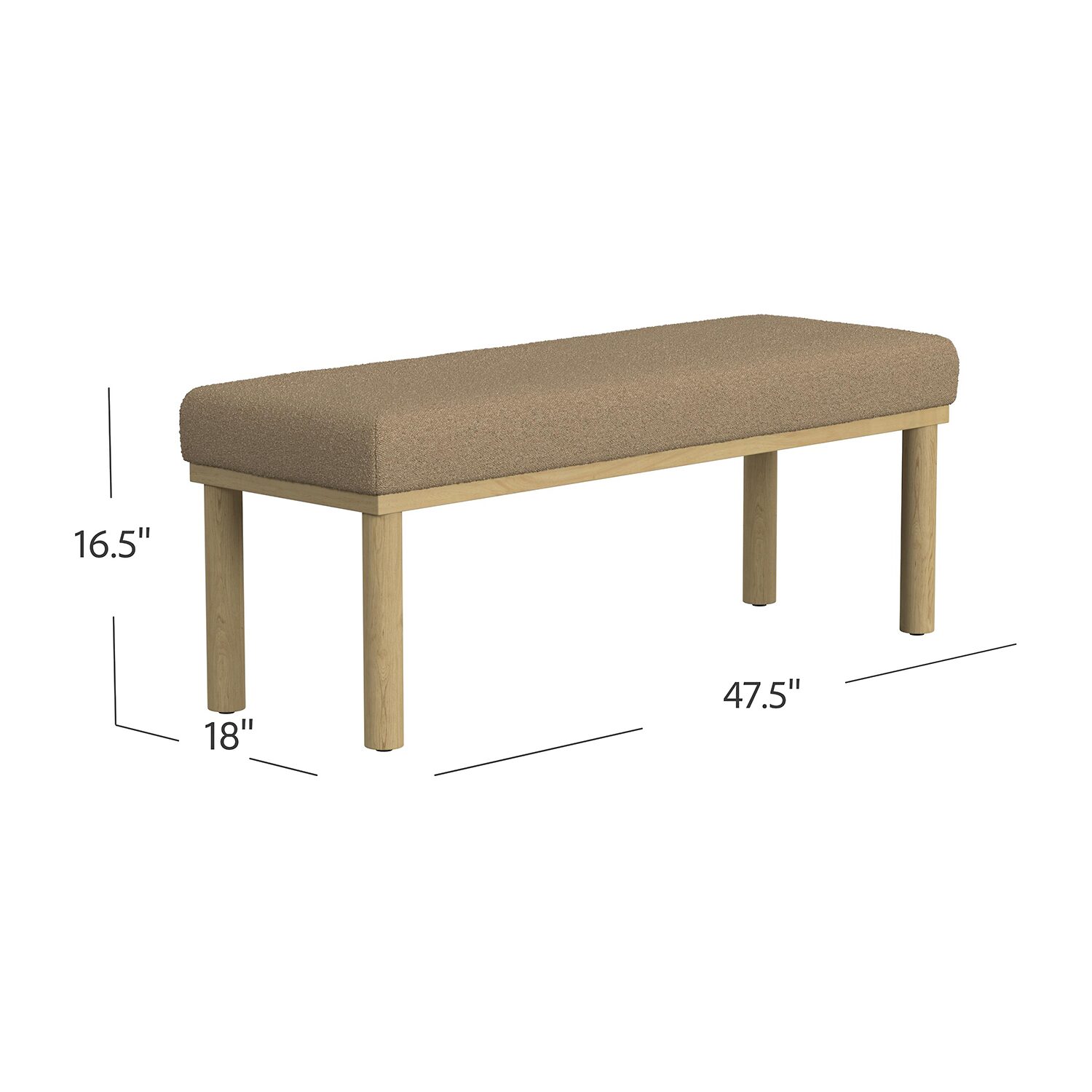 HOMEPOP Oslo Bench