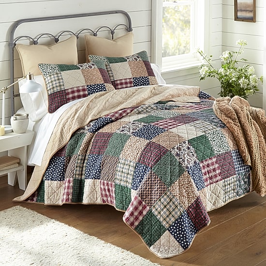 Donna Sharp Rustic Paisley 3-pc. Hypoallergenic Quilt Set
