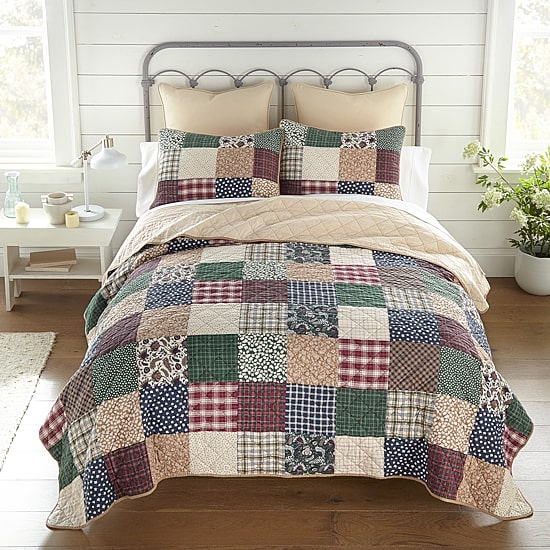 Donna Sharp Rustic Paisley 3-pc. Hypoallergenic Quilt Set