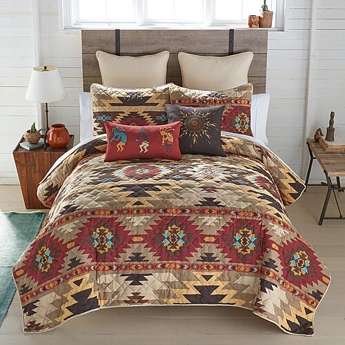 Your Lifestyle By Donna Sharp Sand Dune Quilt Set, One Size, Brown