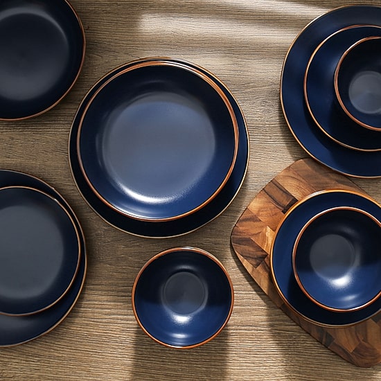 Stone + Lain Brasa 32-pc. Stoneware Dinnerware Set