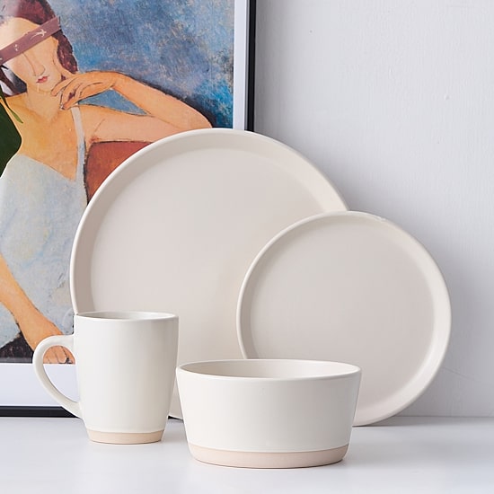 Stone + Lain Jules 32-pc. Stoneware Dinnerware Set
