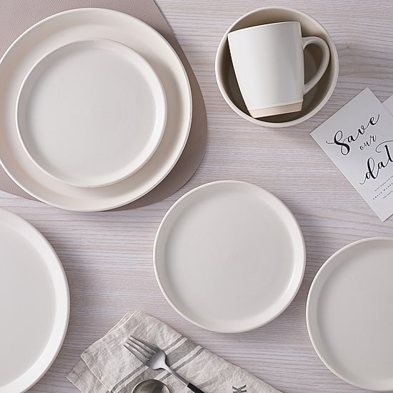 Stone + Lain Jules 32-pc. Stoneware Dinnerware Set