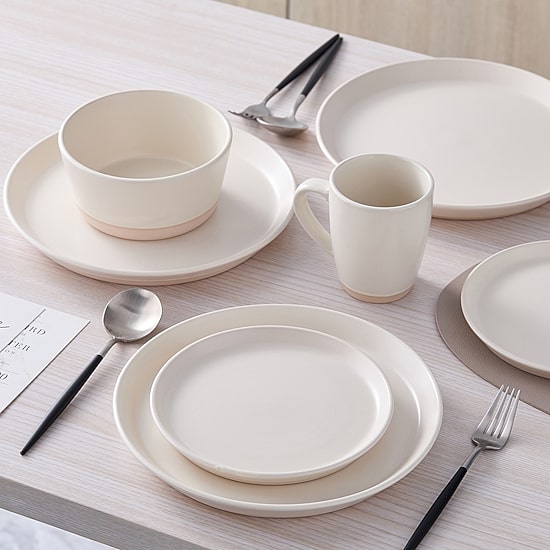 Stone + Lain Jules 32-pc. Stoneware Dinnerware Set