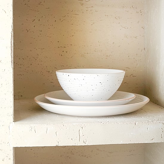 Stone + Lain Lauren 32-pc. Stoneware Dinnerware Set