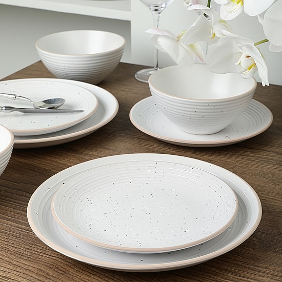 Stone + Lain Lauren 32-pc. Stoneware Dinnerware Set